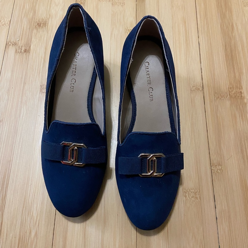 Charter club block heel